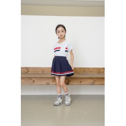 BD-MO-156  設計圓領套裝校服   訂做百褶裙校服裙   鬆緊褲頭設計   舒適   百褶裙防走光設計    BD-MO-156  設計圓領套裝校服   訂做百褶裙校服裙   鬆緊褲頭設計   舒適   百褶裙防走光設計